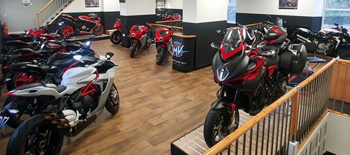 Bennetts Motorcycles shop - Mv Agusta main dealer.